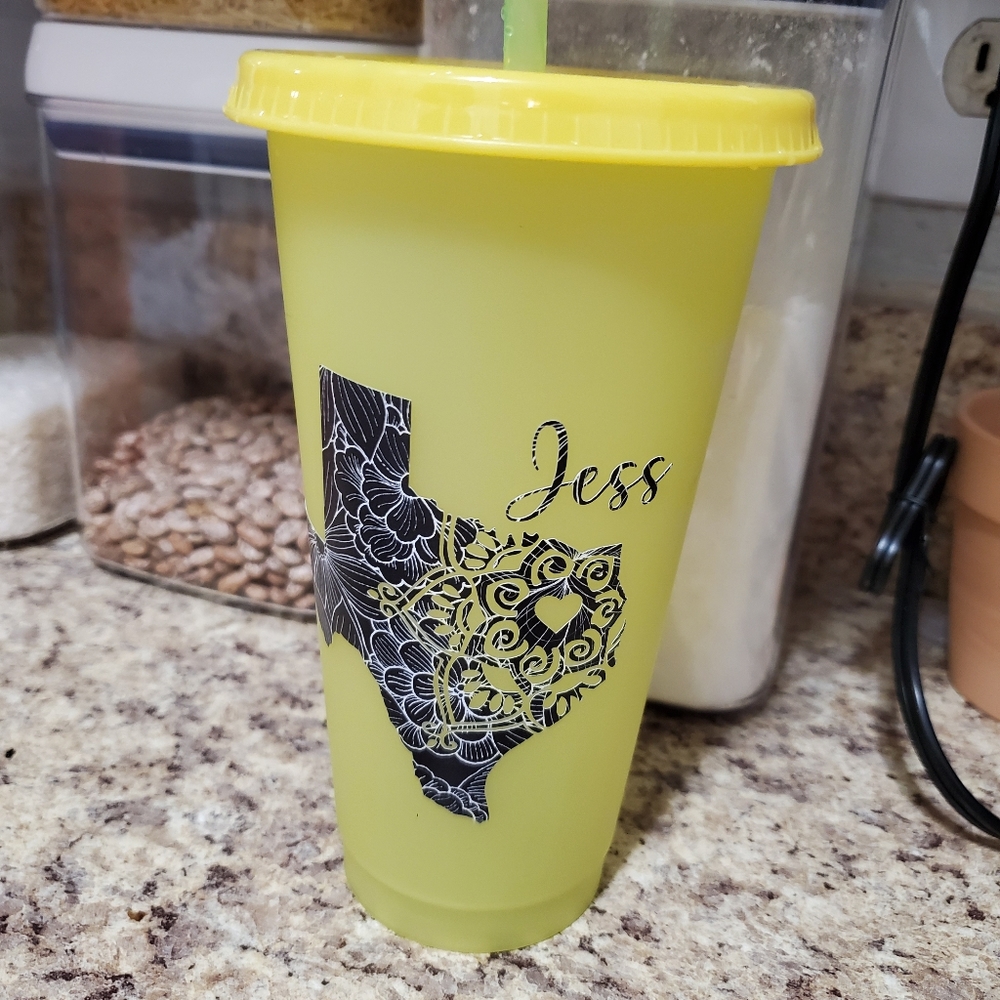 Personalized Color Changing Cups